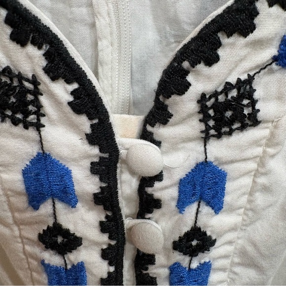 Anthropologie 20W Embroidered Mini Dress 2X EUC - Picture 9 of 13
